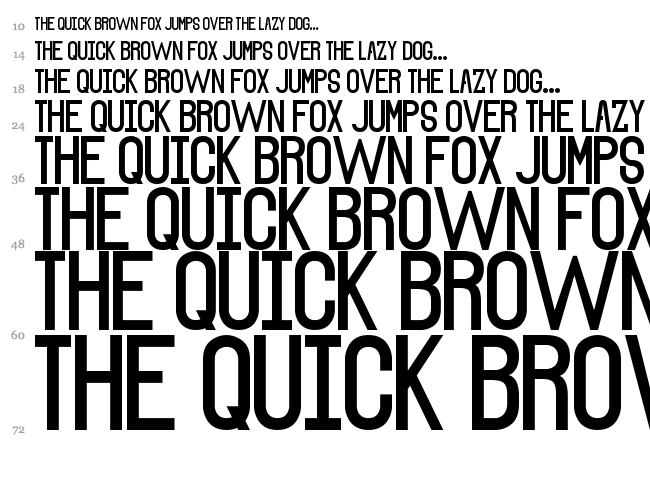 The Sound of Truth font waterfall
